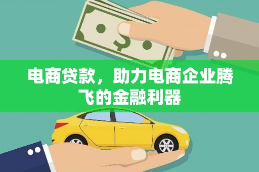 宁南电商贷款，助力电商企业腾飞的金融利器