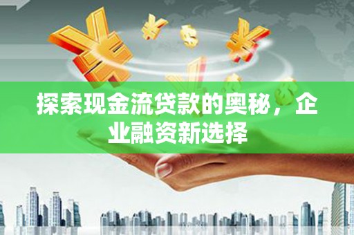 宁南探索现金流贷款的奥秘，企业融资新选择