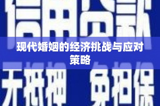 宁南现代婚姻的经济挑战与应对策略