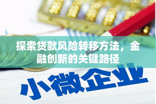 宁南探索贷款风险转移方法，金融创新的关键路径