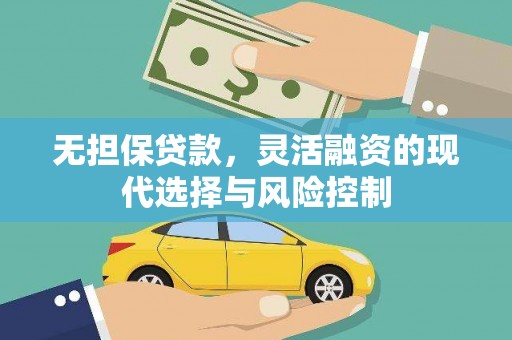 宁南无担保贷款，灵活融资的现代选择与风险控制