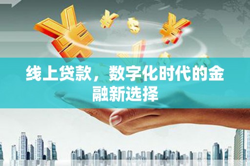 宁南线上贷款，数字化时代的金融新选择