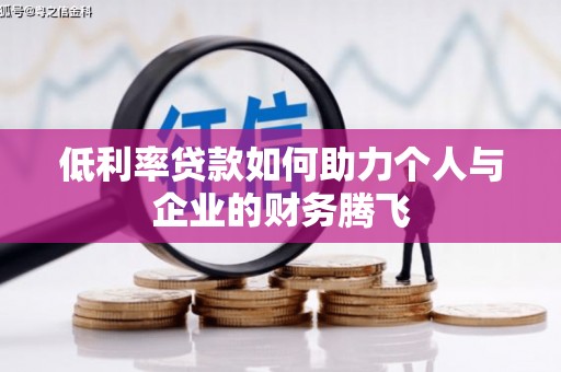 宁南低利率贷款如何助力个人与企业的财务腾飞