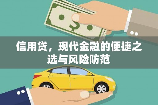 宁南信用贷，现代金融的便捷之选与风险防范