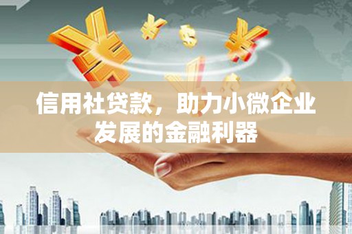 宁南信用社贷款，助力小微企业发展的金融利器