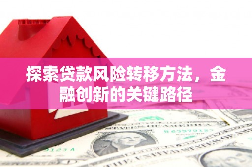 宁南探索贷款风险转移方法，金融创新的关键路径