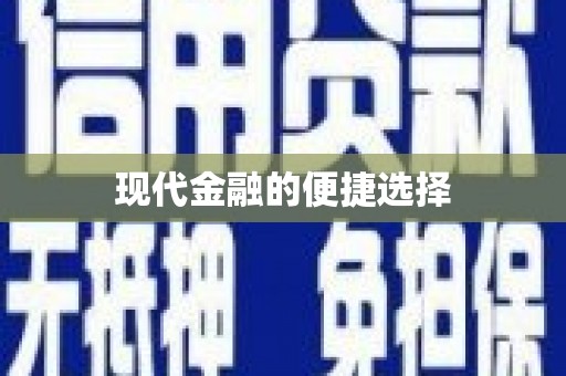 宁南现代金融的便捷选择